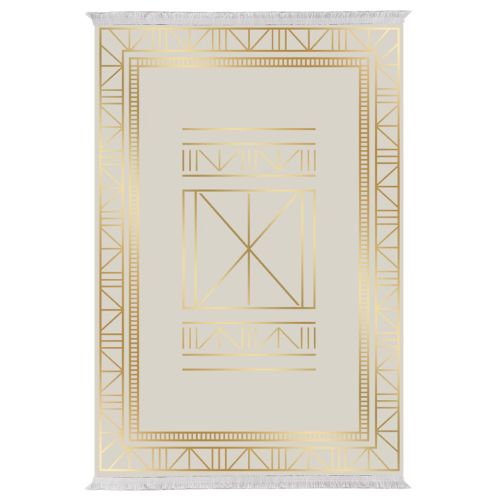 ΧΑΛΙ ΣΑΛΟΝΙΟΥ ΜΕ ΚΡΟΣΙΑ JOSIANE ΜΠΕΖ ΧΡΥΣΟ HM7675.34 160X230εκ.