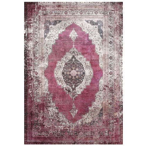 ΧΑΛΙ ΣΑΛΟΝΙΟΥ VINTAGE ΜΕ ΚΡΟΣΙΑ JOSIANE ΚΟΚΚΙΝΟ HM7675.08 160X230 εκ.