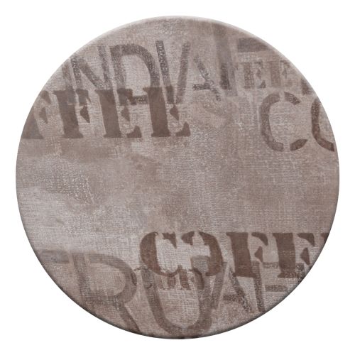 ΕΠΙΦΑΝΕΙΑ ΤΡΑΠΕΖΙΟΥ 710 WERZALIT Φ70 ΣΕ COFFEE BROWN ΧΡΩΜΑ HM5228.06