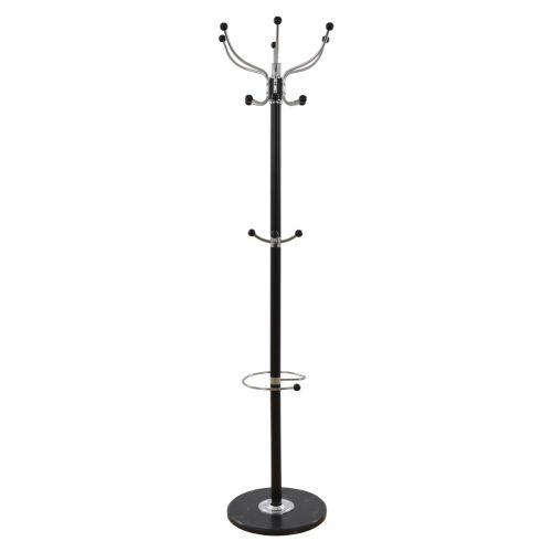 ΚΑΛΟΓΕΡΟΣ ΜΕΤΑΛΛΙΚΟΣ JUDE HM0040.01 ΠΕΡΙΣΤΡΕΦΟΜΕΝΟΣ ΜΑΥΡΟΣ ΜΕ ΜΑΡΜΑΡΟ Φ 37xΥ176 εκ.