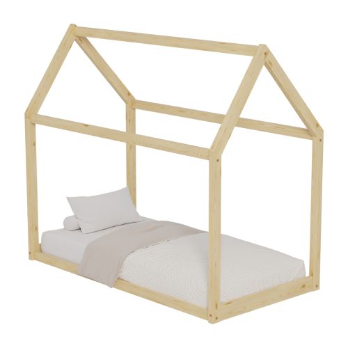 ΚΡΕΒΑΤΙ ΠΑΙΔΙΚΟ PEPE HM678.01 τ.MONTESSORI ΞΥΛΟ ΠΕΥΚΟ ΦΥΣΙΚΟ- 140x70εκ