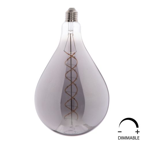 ΛΑΜΠΤΗΡΑΣ LED FILAMENT 8W E27 3000K SMOKE COLOR DIMMABLE HM4052.03