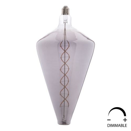ΛΑΜΠΤΗΡΑΣ LED FILAMENT 8W E27 3000K SMOKE COLOR DIMMABLE HM4054.03