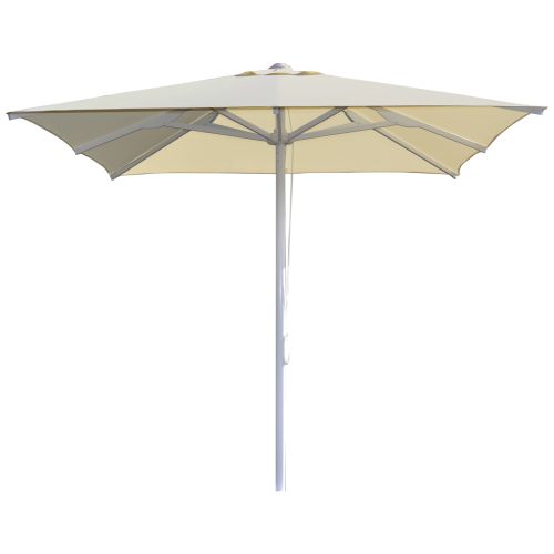 ΟΜΠΡΕΛΑ ΕΠΑΓΓ. ALU 2.20x2.20x2.50m ΑΛΟΥΜΙΝΙΟΥ ΕΚΡΟΥ ΠΑΝΙ 8ΑΚΤΙΝΕΣ HM6013.01