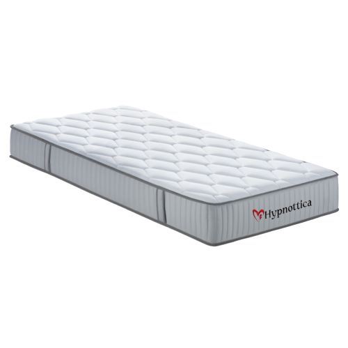 ΣΤΡΩΜΑ ΜΟΝΟ HYPNOTTICA HM748.01 POCKET SPRINGS--ΛΕΥΚΟ 90x190x25Υεκ.