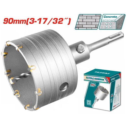 TOTAL ΔΙΑΜΑΝΤΟΚΟΡΩΝΑ ΜΠΕΤΟΥ SDS - PLUS 90mm (TAC430901)