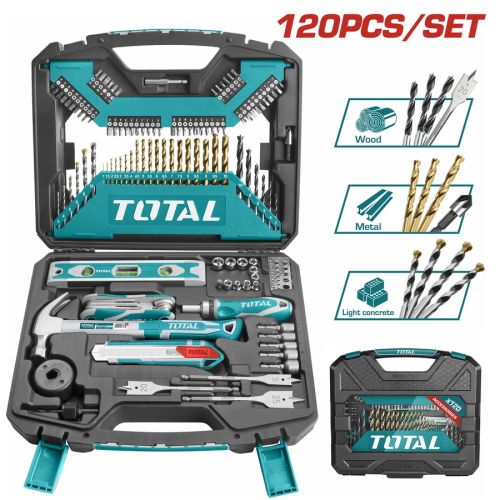 TOTAL ΒΑΛΙΤΣΑ ΜΕ ΕΡΓΑΛΕΙΑ ΧΕΙΡΟΣ 120 ΤΕΜ (THKTAC01120)